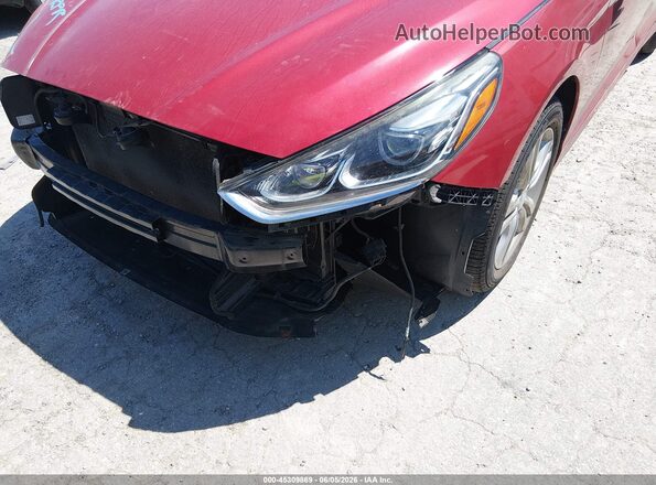 5NPE34AF0JH601016 2018 HYUNDAI SONATA Red 