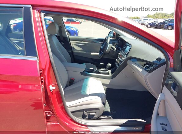 5NPE34AF0JH625591 2018 HYUNDAI SONATA Red Vista interior delantera