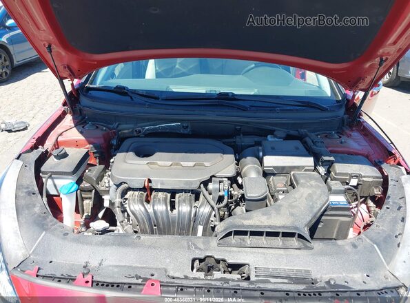 5NPE34AF0JH625591 2018 HYUNDAI SONATA Red Vista trasera