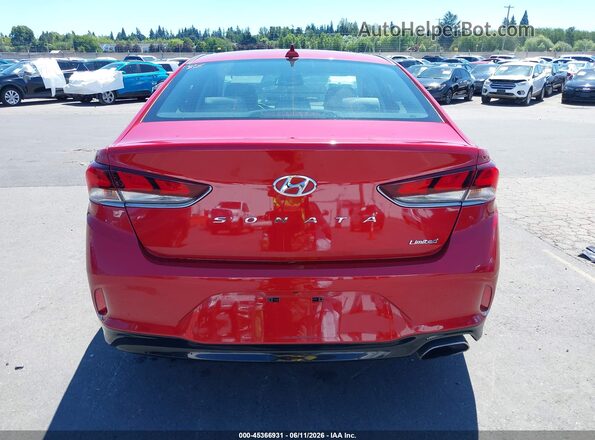 5NPE34AF0JH625591 2018 HYUNDAI SONATA Red 