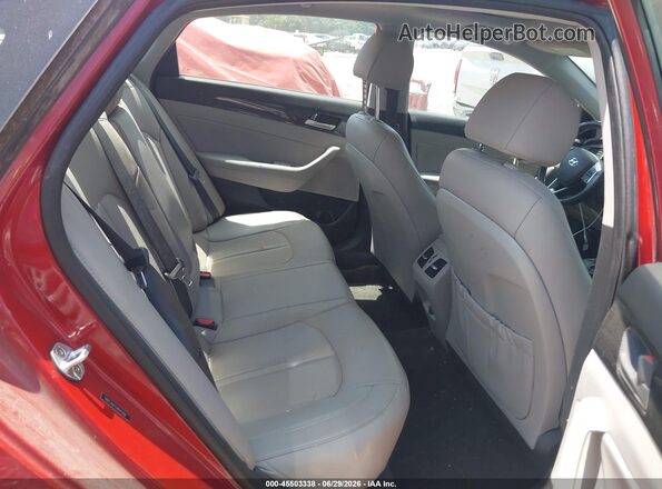 5NPE34AF0JH641368 2018 HYUNDAI SONATA Red Widok naklejki z numerem VIN