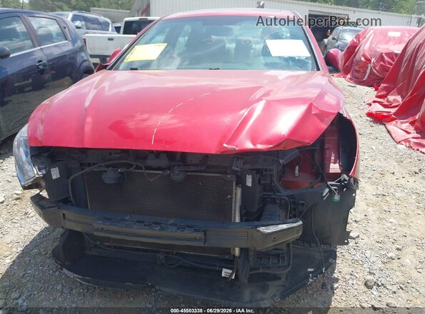 5NPE34AF0JH641368 2018 HYUNDAI SONATA Red Widok z przodu