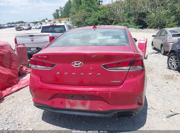 5NPE34AF0JH641368 2018 HYUNDAI SONATA Red 