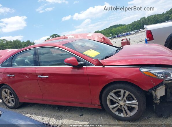 5NPE34AF0JH641368 2018 HYUNDAI SONATA Red Widok wnętrza 360 stopni