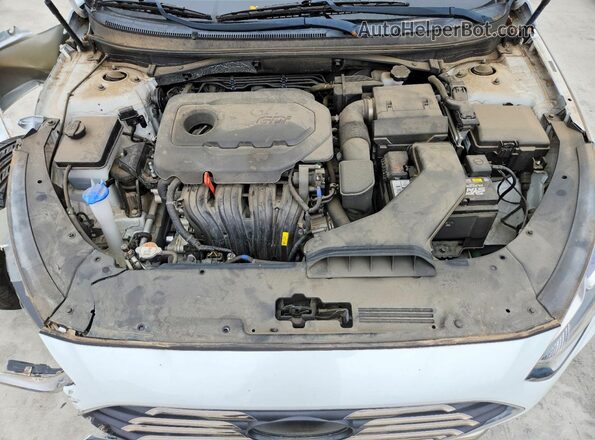 5NPE34AF0JH641855 2018 HYUNDAI SONATA White Vista interior trasera