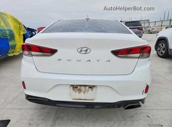 5NPE34AF0JH641855 2018 HYUNDAI SONATA White Vista trasera