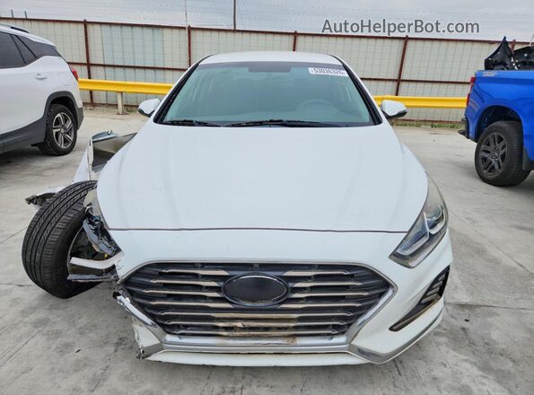 5NPE34AF0JH641855 2018 HYUNDAI SONATA White Vista frontal