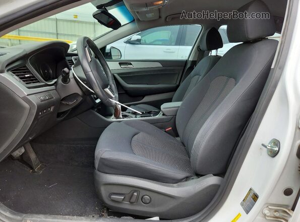 5NPE34AF0JH641855 2018 HYUNDAI SONATA White Vista interior delantera