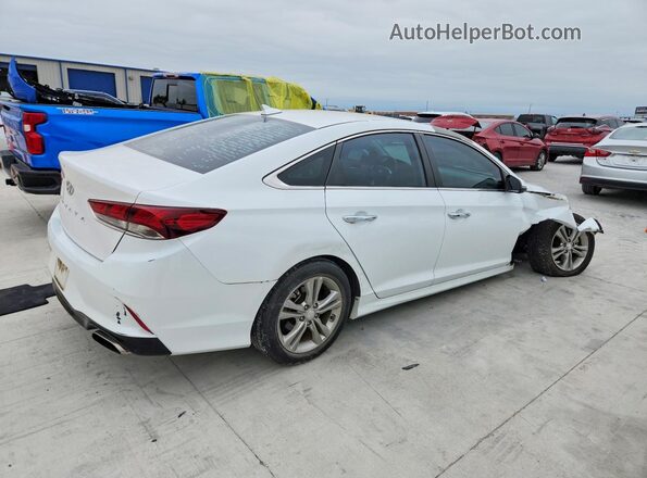5NPE34AF0JH641855 2018 HYUNDAI SONATA White Trasero derecho