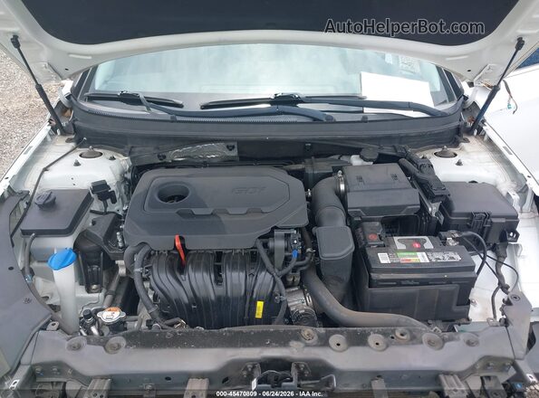 5NPE34AF0JH649972 2018 HYUNDAI SONATA White Rear view