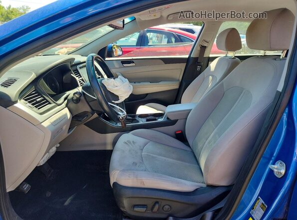 5NPE34AF0JH655285 2018 HYUNDAI SONATA Blue 
