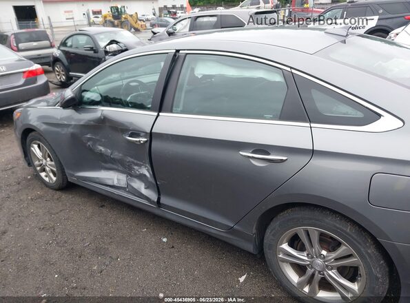 5NPE34AF0JH673320 2018 HYUNDAI SONATA Gray Դիմացի տեսք