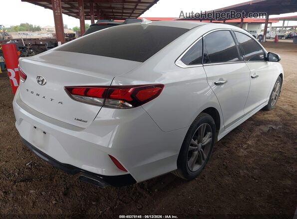 5NPE34AF0JH695804 2018 HYUNDAI SONATA White Հետևի աջ