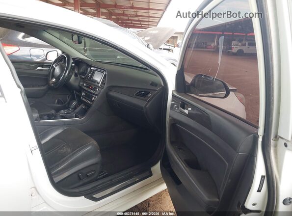 5NPE34AF0JH695804 2018 HYUNDAI SONATA White Սալոնի դիմացի տեսք