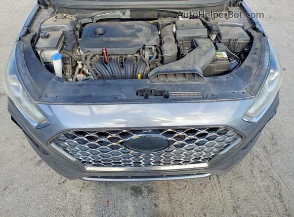 5NPE34AF0JH709006 2018 HYUNDAI SONATA Gray 