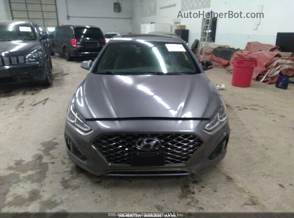 5NPE34AF0JH716117 2018 HYUNDAI SONATA Серый Вид щитка приборов