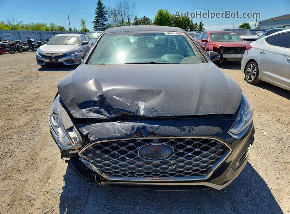 5NPE34AF0KH748227 2019 HYUNDAI SONATA Черный Вид спереди