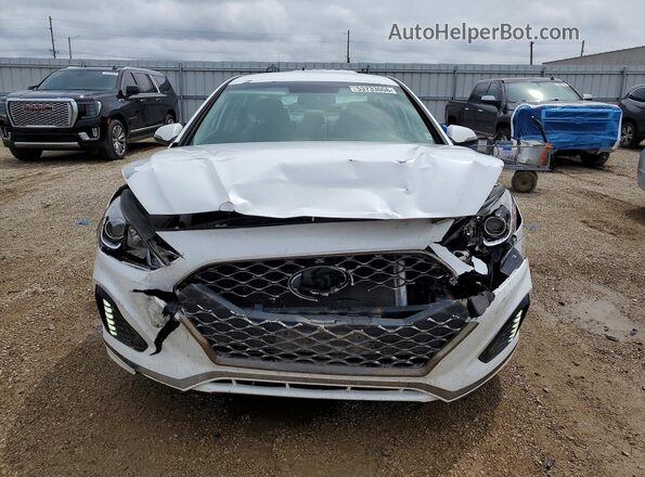 5NPE34AF0KH757994 2019 HYUNDAI SONATA White Vista frontal