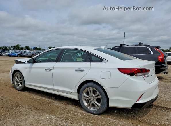 5NPE34AF0KH757994 2019 HYUNDAI SONATA White Trasero izquierdo