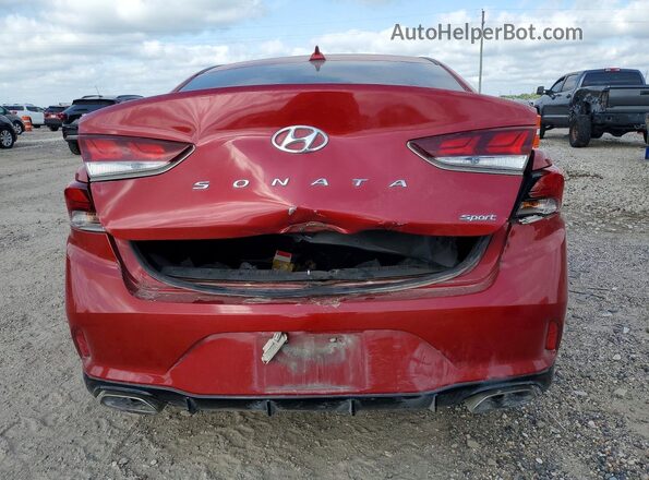 5NPE34AF0KH760023 2019 HYUNDAI SONATA Red 