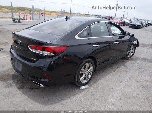 5NPE34AF0KH771099 2019 HYUNDAI SONATA Black Հետևի աջ