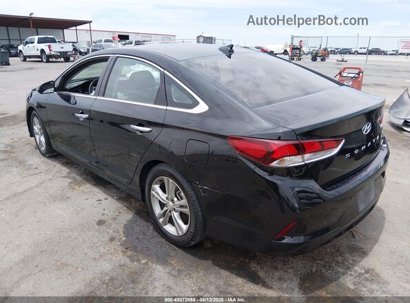 5NPE34AF0KH771099 2019 HYUNDAI SONATA Black Հետևի ձախ