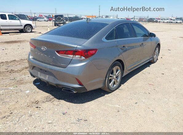5NPE34AF0KH799372 2019 HYUNDAI SONATA Gray Rear right