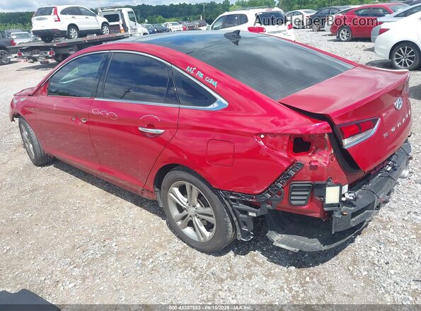5NPE34AF0KH809012 2019 HYUNDAI SONATA Red Tył lewy