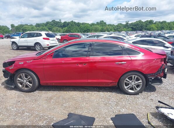5NPE34AF0KH809012 2019 HYUNDAI SONATA Red 