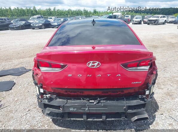 5NPE34AF0KH809012 2019 HYUNDAI SONATA Red 