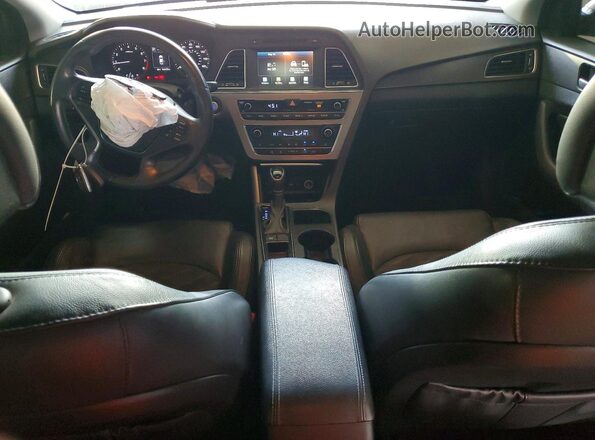 5NPE34AF1GH261920 2016 HYUNDAI SONATA Белый Вид панели приборов