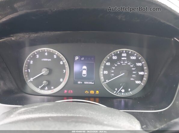 5NPE34AF1GH311859 2016 HYUNDAI SONATA Black Widok tylnych siedzeń