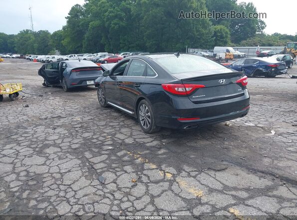 5NPE34AF1GH352203 2016 HYUNDAI SONATA Черный Задняя левая четверть