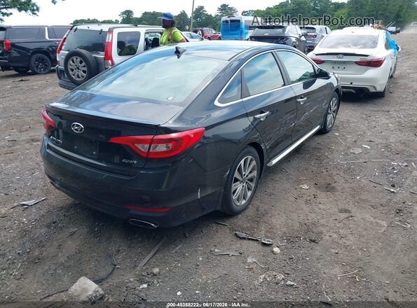 5NPE34AF1HH463884 2017 HYUNDAI SONATA Black 