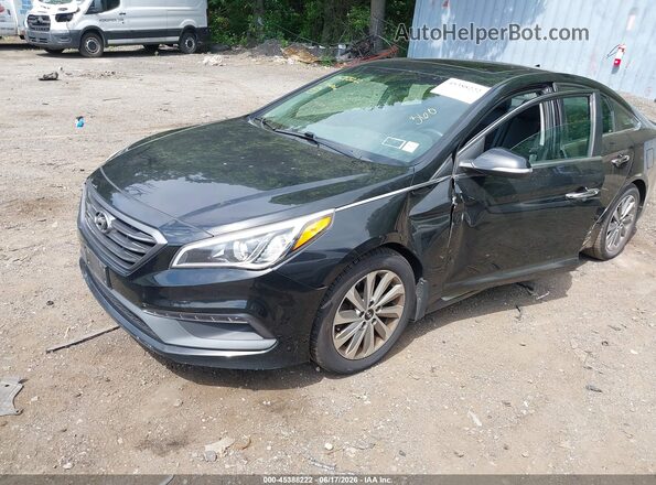 5NPE34AF1HH463884 2017 HYUNDAI SONATA Black 