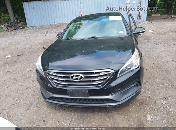 5NPE34AF1HH463884 2017 HYUNDAI SONATA Black 