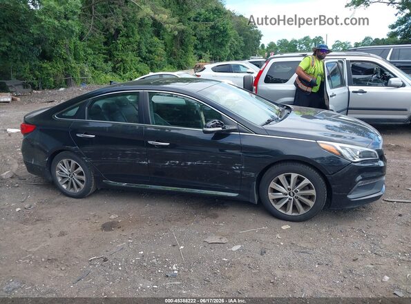 5NPE34AF1HH463884 2017 HYUNDAI SONATA Black 