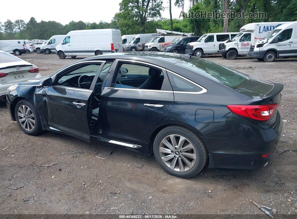 5NPE34AF1HH463884 2017 HYUNDAI SONATA Black 