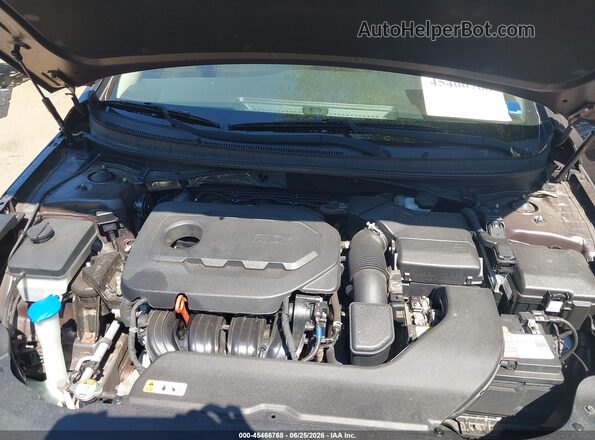 5NPE34AF1HH467031 2017 HYUNDAI SONATA Brown უკანა ხედი