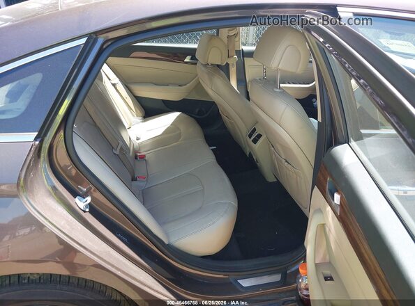 5NPE34AF1HH467031 2017 HYUNDAI SONATA Brown VIN კოდის სტიკერის ხედი