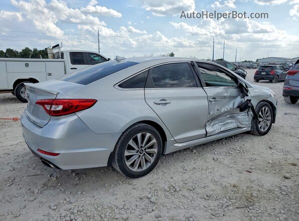 5NPE34AF1HH485481 2017 HYUNDAI SONATA Silver Tył prawy
