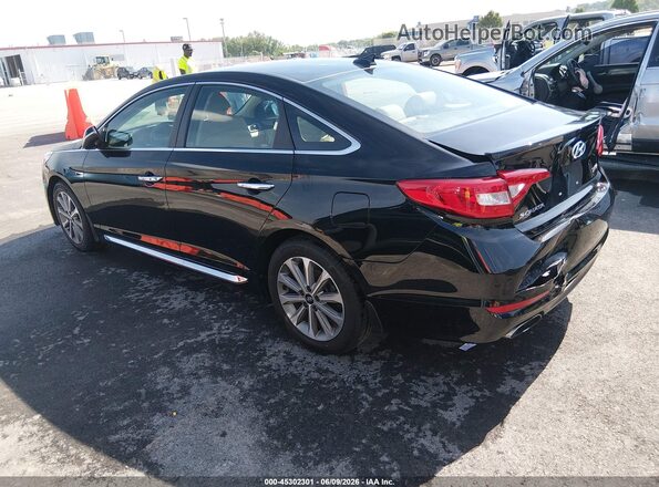 5NPE34AF1HH486159 2017 HYUNDAI SONATA Black Rear left