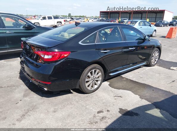 5NPE34AF1HH486159 2017 HYUNDAI SONATA Black Rear right