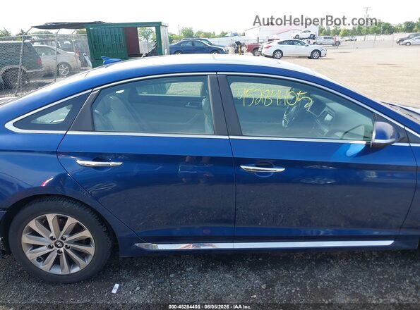 5NPE34AF1HH494066 2017 HYUNDAI SONATA Blue Widok wnętrza 360 stopni