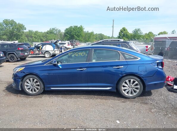 5NPE34AF1HH494066 2017 HYUNDAI SONATA Blue 