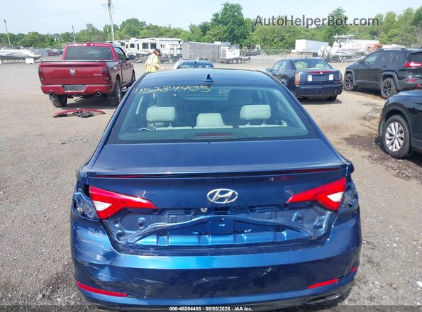 5NPE34AF1HH494066 2017 HYUNDAI SONATA Blue 