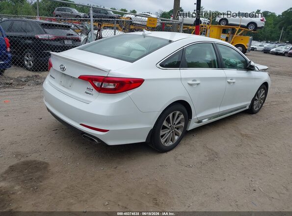 5NPE34AF1HH554864 2017 HYUNDAI SONATA White Trasero derecho