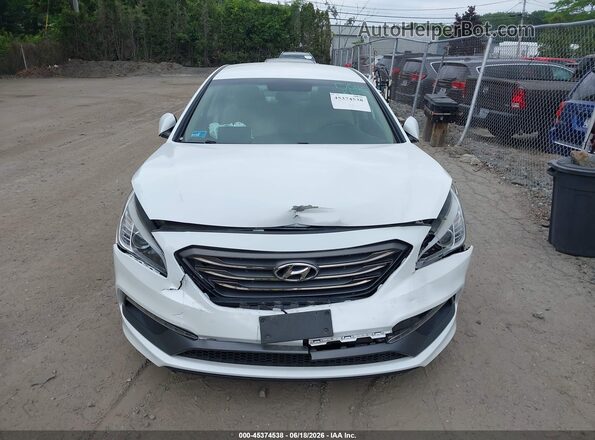 5NPE34AF1HH554864 2017 HYUNDAI SONATA White Vista del cuadro de instrumentos