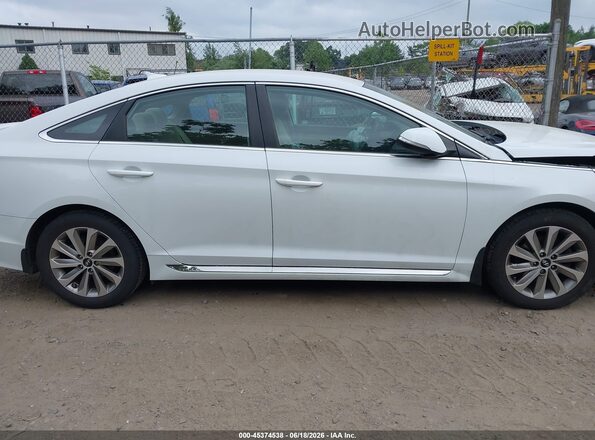 5NPE34AF1HH554864 2017 HYUNDAI SONATA White Vista interior trasera
