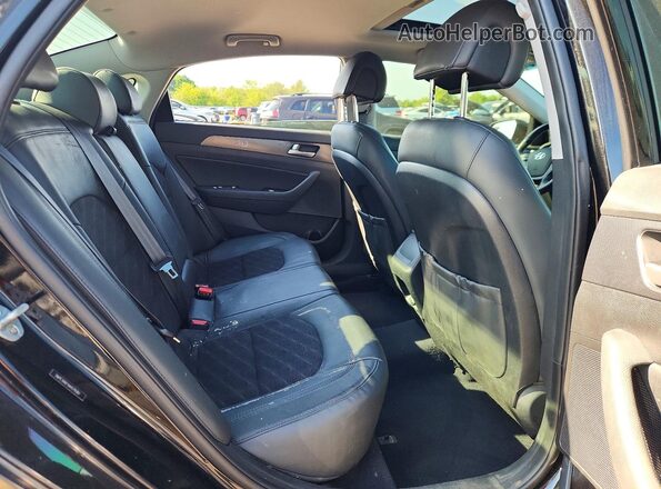 5NPE34AF1HH579361 2017 HYUNDAI SONATA Черный Вид задних сидений
